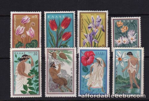 1st picture of Greece Flowers GOD Apollo VENUS, Nature conservation 8 values mint NH For Sale in Cebu, Philippines