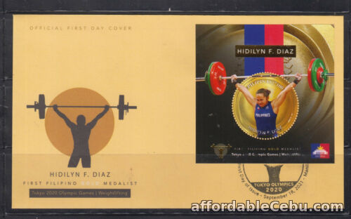 1st picture of Philippine Stamps 2021 Tokyo Olympics - Hidilyn Diaz, First Filipino Olympic Gol For Sale in Cebu, Philippines