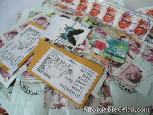 1st picture of Philatelist Stamps Collection Mostly India Thailand & USA International LOT For Sale in Cebu, Philippines