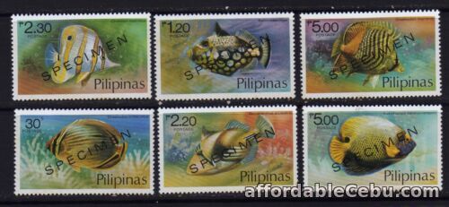 1st picture of Philippines SPECIMEN 1979 Marine Fishes 6 values complete set mint NH For Sale in Cebu, Philippines