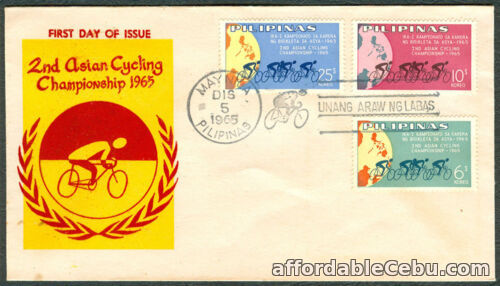 1st picture of 1965 Philippines 2ND ASIAN CYCLING CHAMPIONSHIP First Day Cover For Sale in Cebu, Philippines