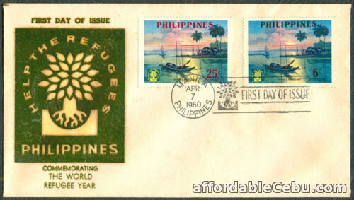 1st picture of 1960 Philippines COMMEMORATING THE WORLD REFUGEE YEAR First Day Cover - D For Sale in Cebu, Philippines