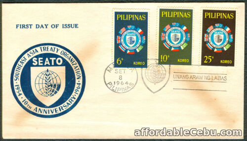 1st picture of 1964 Philippines Southeast Asia Treaty Organization 10th Anniversary FDC - A For Sale in Cebu, Philippines