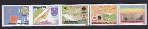 1st picture of Philippines 1995 WW II Battle of Besang Pass, Surrender of Yamashita strip/5 NH For Sale in Cebu, Philippines