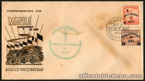 1st picture of Philippine 1954 Commemorating The Manila Conference FDC - A For Sale in Cebu, Philippines