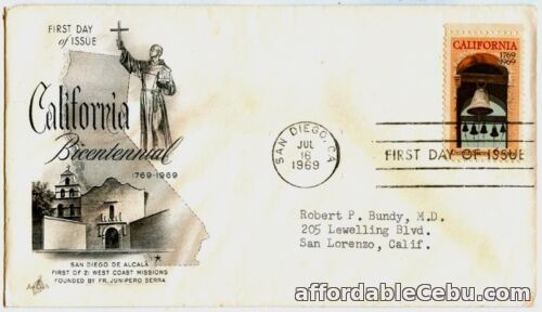1st picture of San Diego California Bicentennial 1969 FIRST DAY COVER For Sale in Cebu, Philippines