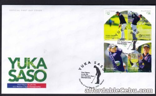 1st picture of Philippines 2022 First Filipino to win US Woman GOLF open championship FDC For Sale in Cebu, Philippines