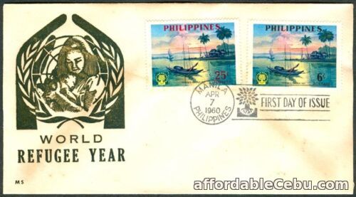 1st picture of Philippine 1960 World Refugee Year FDC - B For Sale in Cebu, Philippines