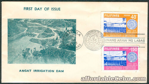 1st picture of 1975 Philippines ANGAT IRRIGATION DAM First Day Cover For Sale in Cebu, Philippines