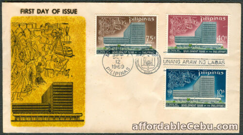1st picture of 1969 21TH ANNIVERSARY DEVELOPMENT BANK OF THE PHILIPPINES First Day Cover For Sale in Cebu, Philippines