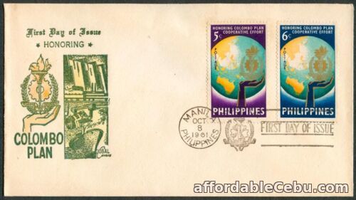 1st picture of Philippine 1961 Honoring The COLOMBO PLAN FDC For Sale in Cebu, Philippines