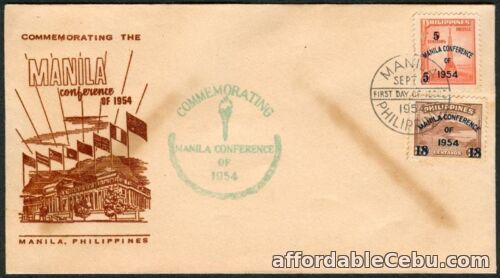 1st picture of Philippine 1954 Commemorating The Manila Conference FDC For Sale in Cebu, Philippines