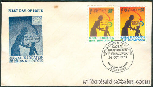 1st picture of 1978 Philippines GLOBAL ERADICATION OF SMALLFOX First Day Cover For Sale in Cebu, Philippines