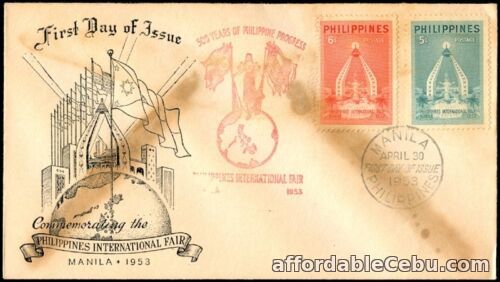 1st picture of 1953 Commemorating the Philippine International Fair FDC – C For Sale in Cebu, Philippines