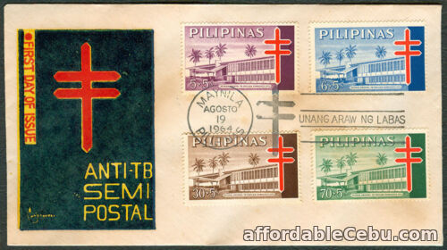1st picture of 1964 Philippines ANTI-TB SEMI-POSTAL First Day Cover - C For Sale in Cebu, Philippines
