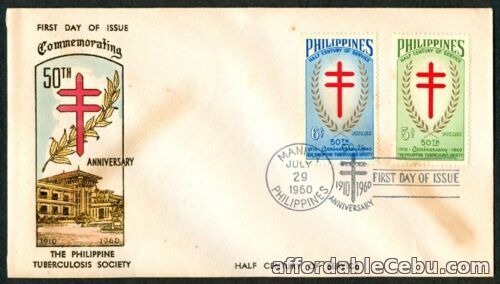 1st picture of 1960 50th Anniversary Commemorating The Philippine Tuberculosis Society DFC For Sale in Cebu, Philippines
