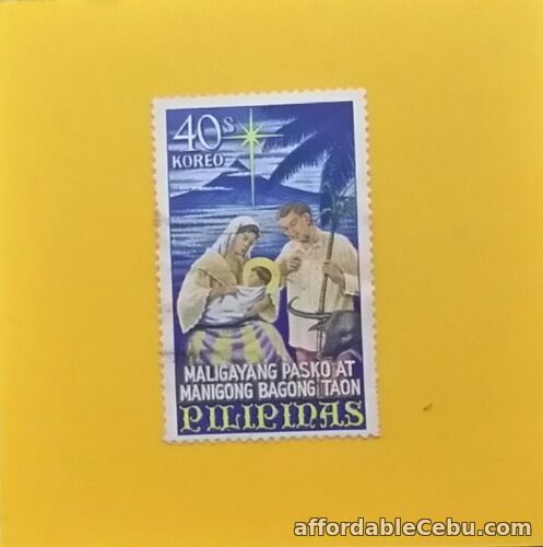 1st picture of 40 centavos stamp Philippines Maligayang Pasko For Sale in Cebu, Philippines