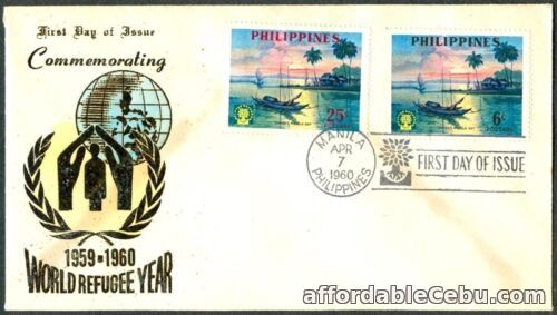 1st picture of Philippine 1960 Commemorating The World Refugee Year FDC - B For Sale in Cebu, Philippines
