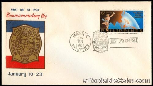 1st picture of Philippine Commemorating the 1961 Manila Postal Conference FDC – A For Sale in Cebu, Philippines