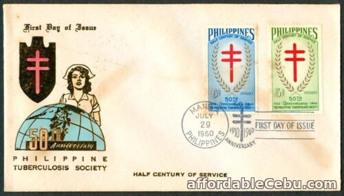 1st picture of 1960 50th Anniversary Commemorating the Philippine Tuberculosis Society DFC – A For Sale in Cebu, Philippines