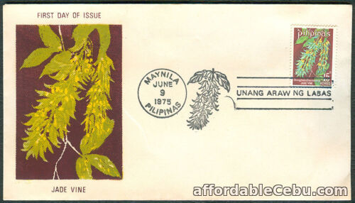 1st picture of 1975 Philippines JADE VINE STRONGYLODON MACROBOFRYS First Day Cover For Sale in Cebu, Philippines