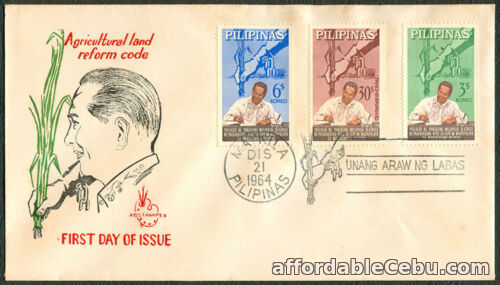 1st picture of 1964 Philippines AGRICULTURAL LAND REFORM CODE First Day Cover - A For Sale in Cebu, Philippines