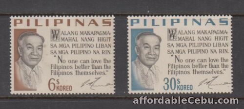 1st picture of Philippine Stamps 1966 Jose Laurel Presidential Credo, Complete set, MNH For Sale in Cebu, Philippines