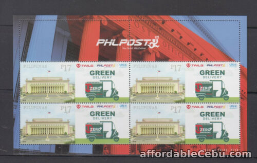 1st picture of Philippine Stamps 2019 Green Delivery Personalized Sheet, MNH For Sale in Cebu, Philippines
