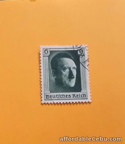1st picture of Deutsches Reich Stamp Germany 1937 6Pf Adolf Hitler For Sale in Cebu, Philippines