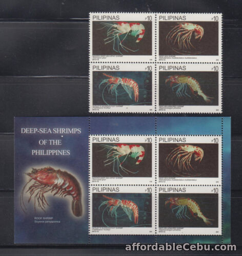 1st picture of Philippine Stamps 2013 Deep-Sea Shrimps Complete Set MNH For Sale in Cebu, Philippines