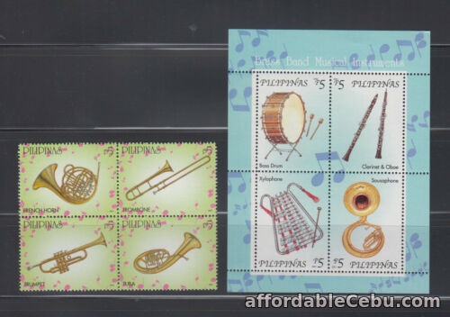 1st picture of Philippine Stamps 2001 Musical Instruments Complete set, MNH For Sale in Cebu, Philippines