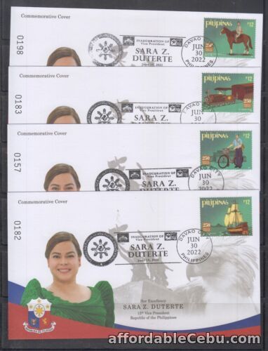 1st picture of Philippine Stamps 2022 Vice-President Sara Duterte Inauguration Commemorative Co For Sale in Cebu, Philippines