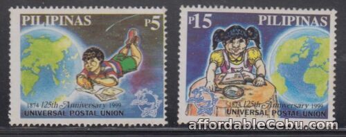 1st picture of Philippine Stamps 1999 Universal Postal Union 125th Ann. Complete MNH For Sale in Cebu, Philippines