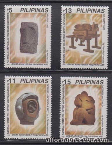 1st picture of Philippine Stamps 1999 Sculptures by Philippine Artists set MNH For Sale in Cebu, Philippines