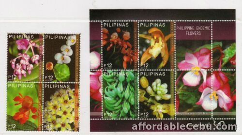 1st picture of Philippine Stamps 2017 Endemic Flowers Complete set MNH For Sale in Cebu, Philippines