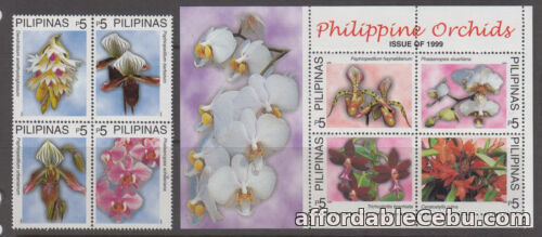 1st picture of Philippine Stamps 1999 Philippine Orchids Complete set MNH For Sale in Cebu, Philippines
