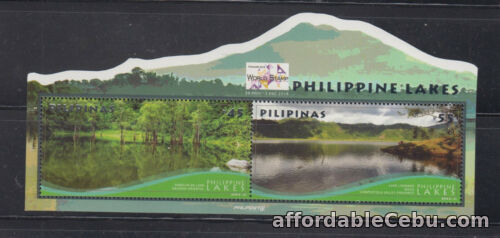 1st picture of Philippine Stamps 2018 Philippine Lakes Overprinted Thailand World Stamp Exhibit For Sale in Cebu, Philippines