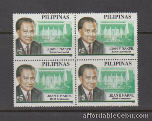 1st picture of Philippine Stamps 1999 Juan Nakpil Birth Centenary Block of 4 complete MNH For Sale in Cebu, Philippines
