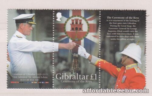 1st picture of Gibraltar Stamps 2013 Ceremony of the Keys, Complete set, MNH, SCV $3.25 For Sale in Cebu, Philippines