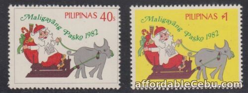 1st picture of Philippine Stamps 1982 Christmas, Santa in Barong, Complete set MNH For Sale in Cebu, Philippines