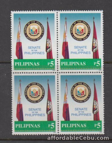 1st picture of Philippine Stamps 1999 Senate of the Philippines Complete MNH, Block of 4 For Sale in Cebu, Philippines