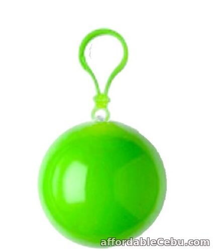 1st picture of Portable Poncho Ball Rain Coat - GREEN For Sale in Cebu, Philippines