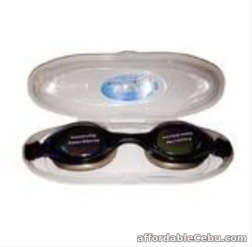 1st picture of Swimming Goggles with Anti Fog/UV Protection w/ case - BLACK For Sale in Cebu, Philippines