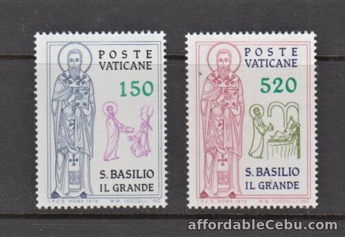1st picture of Vatican Stamps 1979 St. Basil the Great, Complete set Mint Never Hinged For Sale in Cebu, Philippines