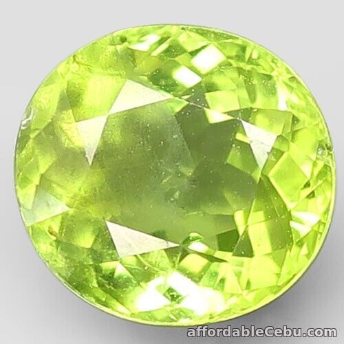 1st picture of 4.0 Carats NATURAL Green PERIDOT Round Facet 9.8x9x6.0mm Loose Pakistan For Sale in Cebu, Philippines