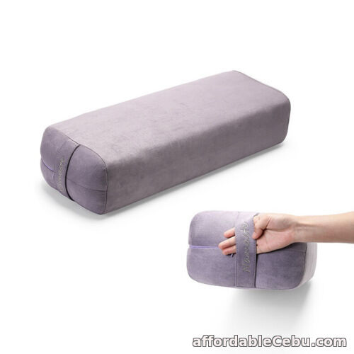 1st picture of Yoga Rectangular Bolster Pillow Purple For Sale in Cebu, Philippines
