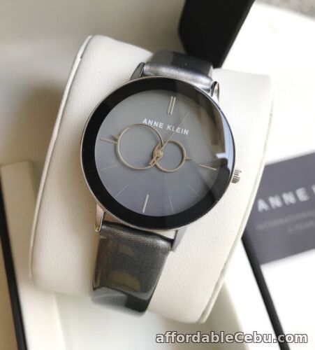 1st picture of Anne Klein Watch * 3261GYGY Grey Gradient Patent leather Strap Women COD PayPal For Sale in Cebu, Philippines