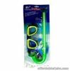 Intermediate swimming Goggles Snorkel set with earplug - GREEN