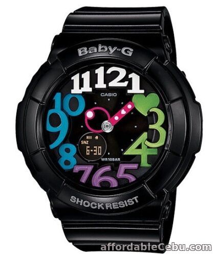 1st picture of Casio Baby-G * BGA131-1B2 Neon Illuminator Color Dial Gloss Black COD PayPal For Sale in Cebu, Philippines