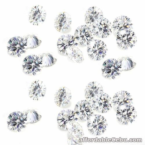 1st picture of 3.0MM 5 Pieces Lot MOISSANITE White-D  VVS1 Loose Sparkly For Sale in Cebu, Philippines